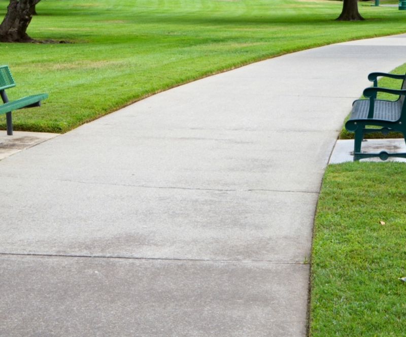 Sidewalk & Parking Lot description image